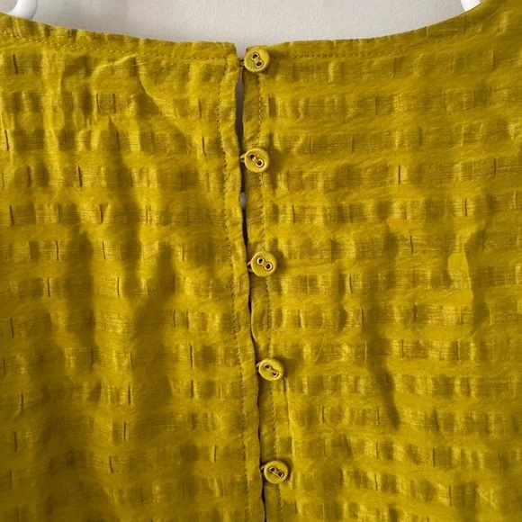 NWT Madewell Annamarie Mini Dress in Citrus Lime - Picture 11 of 12